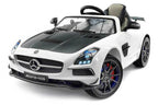 2023 Mercedes SLS AMG 12V Battery Powered Motorized Ride on Toy Car with  in LCD TV, LED Lights, Leather Seat