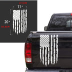 Show Your Patriotism with this American Flag Pickup Truck Car Sticker!