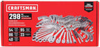 CRAFTSMAN Mechanics Tool Set, SAE / Metric, 298-Piece (CMMT12039)