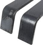 JMTAAT Heavy Duty Unpainted Steel Diamond Fenders Tread Plate Tandem Axle Trailer 10"x72"x13" | (2 Fenders)