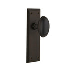 York Plate 2-3/8 in. Backset Oil-Rubbed Bronze Privacy Bed/Bath Homestead Door Knob
