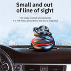 Car Air Freshener Solar Rotating Fragrance Decoration Car Interior Accessories Women Men Original Flavored Perfume Diffuser
