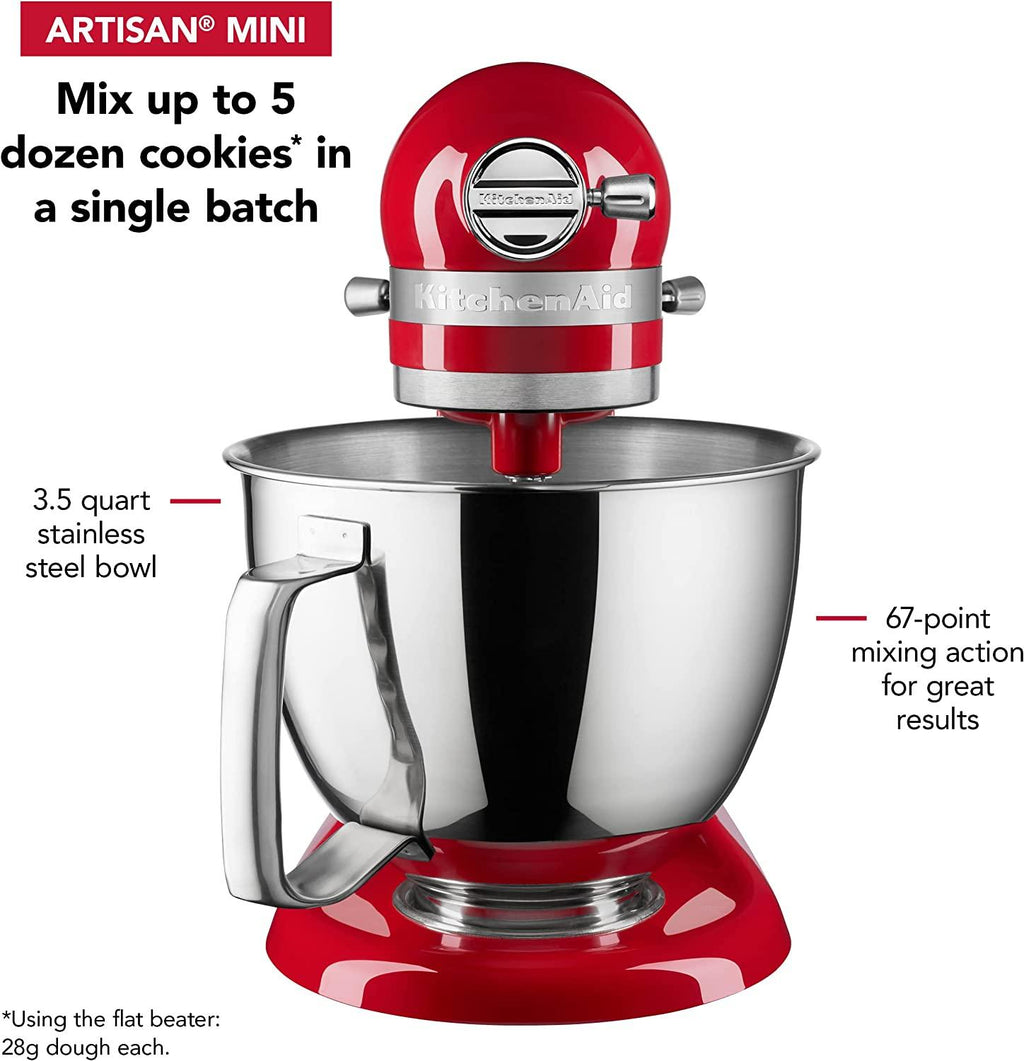 Kitchenaid Artisan Mini Plus 3.5-Qt. Tilt-Head Stand Mixer with Flex Edge Beater