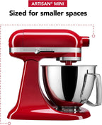 Kitchenaid Artisan Mini Plus 3.5-Qt. Tilt-Head Stand Mixer with Flex Edge Beater
