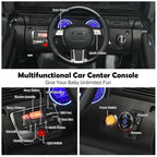 12V Kids Ride On Truck RC Car with LED Lights Music Truck Black