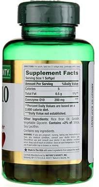 Nature's Bounty Co Q-10 200 mg Rapid Release Softgels Supports Cadiovascular Health 80 Ea (Pack of 7)