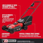 CRAFTSMAN CMCMW220P2 V20 2x20V 20 in. Brushless Cordless Push Mower