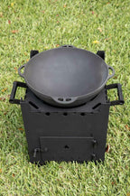 Kazan Mangal Печь Stove Set Казан 12L Barbeque BBQ Kabab Shashlyk Grill Russian