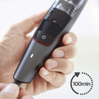 Philips Bt7512/15 Barber Trimmer Sistema Vacuum Tool Blades Metalcas