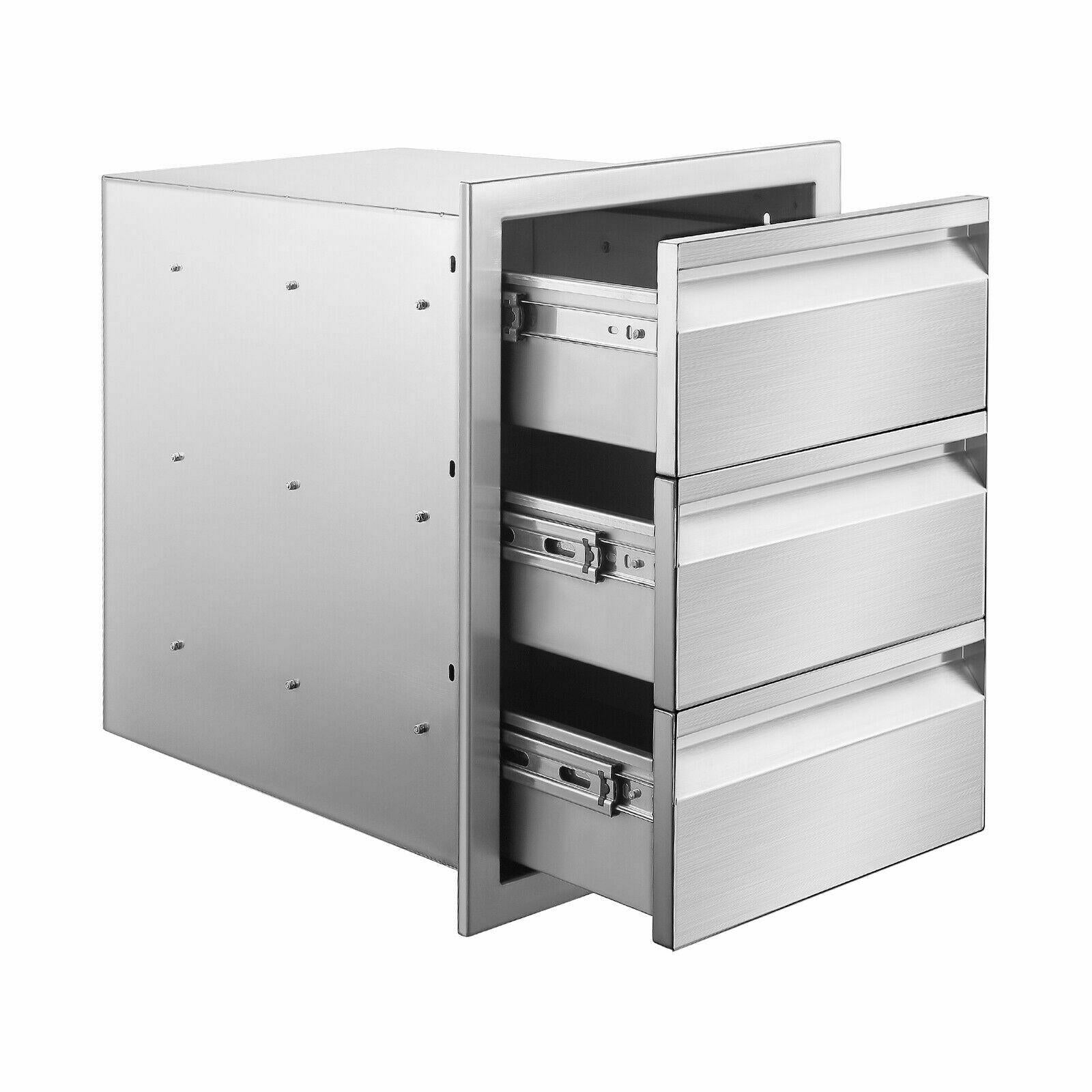 Outdoor Kitchen/bbq Island  Steel Drawer Cabinet Combination Storage