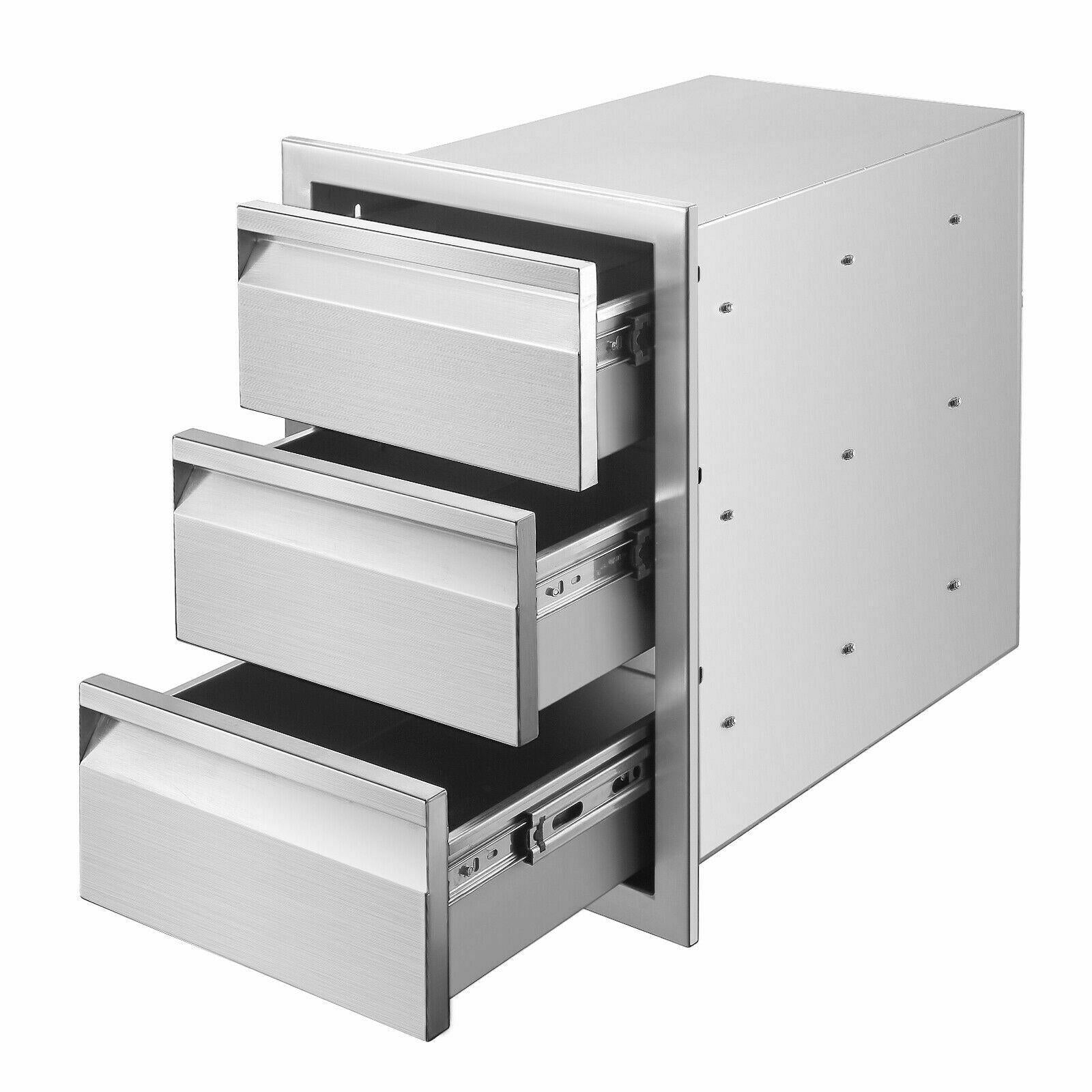 Outdoor Kitchen/bbq Island  Steel Drawer Cabinet Combination Storage
