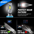 FAHREN 9005/HB3 Bulbs, 60W 14000 Lumens Super Bright LED Headlights Conversion Kit 6500K Cool White IP68 Waterproof, Pack of 2