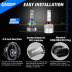 FAHREN 9005/HB3 Bulbs, 60W 14000 Lumens Super Bright LED Headlights Conversion Kit 6500K Cool White IP68 Waterproof, Pack of 2