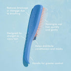 Tangle Teezer The Ultimate Detangling Brush, Dry and Wet Hair Brush Detangler for All Hair Types, Apricot Blaze