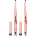 Maybelline Total Temptation Eyebrow Definer Pencil, Medium Brown, 2 Count