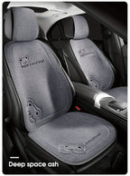 Car seat cartoon cute four seasons pad car butt pad simple car pad car seat pad back row non-slip breathable seat cover  car accessories