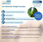 FucoHIQ® HI-Q Oligo Fucoidan Capsules - 550mg, Doctor Recommend Fucoidan, Extra Strength Immune Support, for All Ages, Vegetarian, Halal Certified, 60 Veggie Capsules, Made in Taiwan (3 Pack)