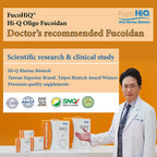 FucoHIQ® HI-Q Oligo Fucoidan Capsules - 550mg, Doctor Recommend Fucoidan, Extra Strength Immune Support, for All Ages, Vegetarian, Halal Certified, 60 Veggie Capsules, Made in Taiwan (3 Pack)