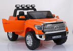 Limited 2 Seats Toyota Tundra 2x12v Ride on Truck, Car, Toy for Kids with Remote Control, Music, Rubber Wheels, Leather Seat