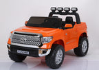 Limited 2 Seats Toyota Tundra 2x12v Ride on Truck, Car, Toy for Kids with Remote Control, Music, Rubber Wheels, Leather Seat
