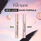 L'Oreal Paris Voluminous Makeup Lash Paradise Mascara, Voluptuous Volume, Intense Length, Feathery Soft Full Lashes, No Flaking, No Smudging, No Clumping, Blackest Black, 1 Count, Packaging May Vary