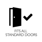 Stratford Oil Rubbed Bronze PassaHall/Closet Door Lever with Universal 6-Way Latch (6-Pack)