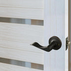 Stratford Oil Rubbed Bronze PassaHall/Closet Door Lever with Universal 6-Way Latch (6-Pack)