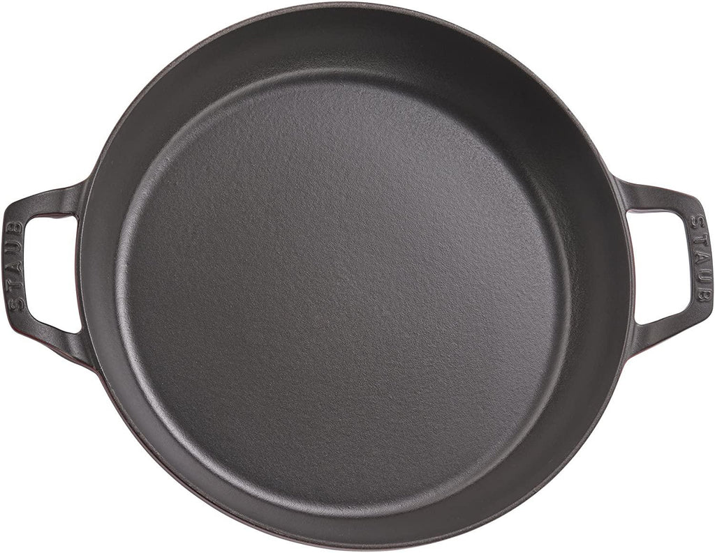 Staub Cast Iron 3.5-qt Braiser with Glass Lid - Grenadine