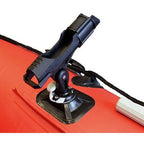 ALEKO Inflatable Boat - Aluminum Floor - 8.4 Feet - Red and Black