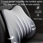 Car Headrest Lumbar Pillow High Rebound  Memory Foam Car Neck Pillow Waist Support High End Car Seat Pillow