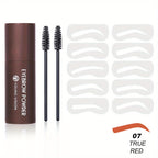 Eyebrow Stamp Stencils Kit, One Step Brows Powder Makeup