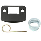 Camelot Aged Bronze Electronic Door Lock with Accent Door Lever