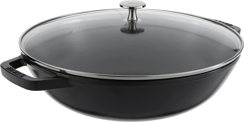 STAUB Cast Iron Perfect Pan, 4.5-quart, Black Matte