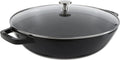 STAUB Cast Iron Perfect Pan, 4.5-quart, Black Matte