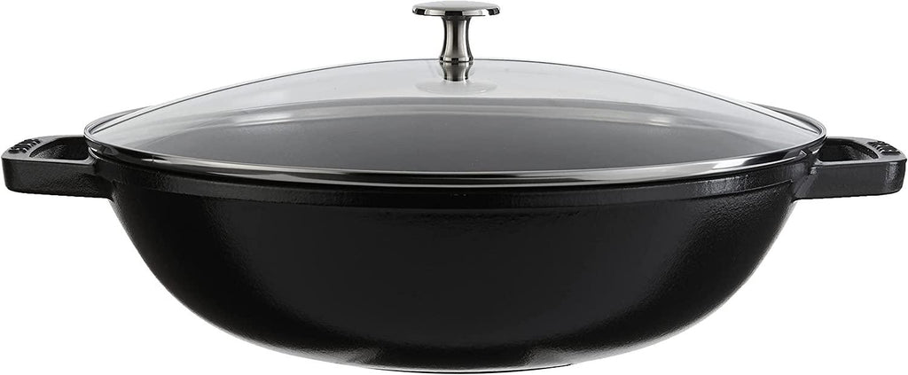 STAUB Cast Iron Perfect Pan, 4.5-quart, Black Matte