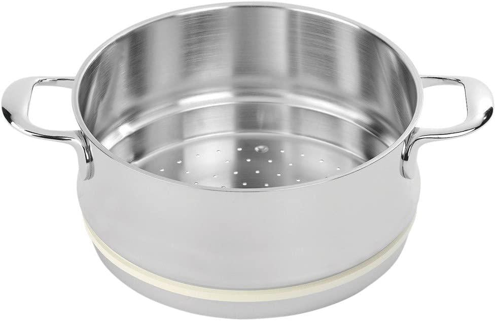 Demeyere Atlantis 7-Ply Stainless Steel Steamer Insert, 5.5-qt