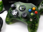 Original Microsoft Xbox Console Bundle w/ 2 Controllers, Cords 4 Games Works