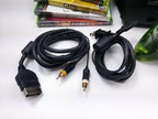 Original Microsoft Xbox Console Bundle w/ 2 Controllers, Cords 4 Games Works