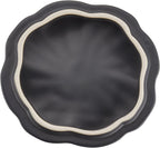 STAUB Ceramic Pumpkin Dish, .75 Qt, 24-oz, Matte Black, Oven Safe