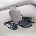 Sunglasses Holders For Car, Magnetic Genuine Leather Sunglasses Clip For Car Visor, Glasses Hanger Clip, Car Interior Visor Accessories