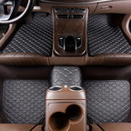 5pcs Car Floor Mats Universal Waterproof Front Rear Full Set Auto Rugs Leather Car Carpet Accessories