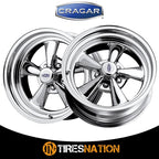 Cragar 08/61 S/S 15x8 5x139.7 -13et  2-PC Composite Mag Lug Drill Wheel