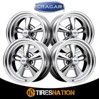 Cragar 08/61 S/S 15x8 5x139.7 -13et  2-PC Composite Mag Lug Drill Wheel