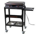 Electric Griddle Grill  Flat Top Hibachi Barbecue BBQ Outdoor Indoor Stand Cart