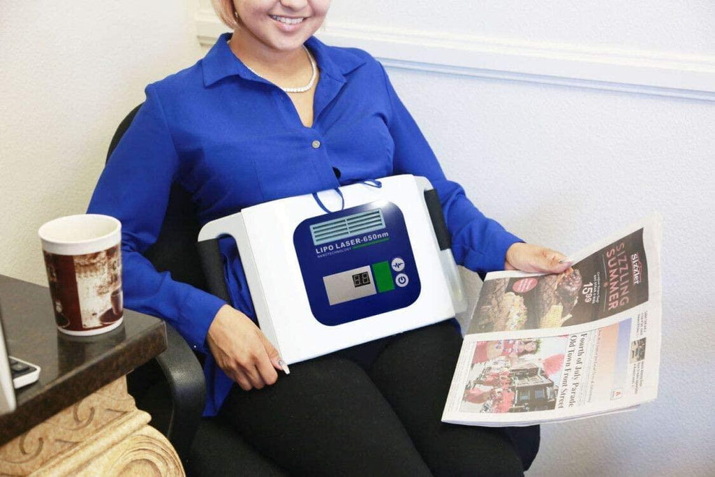 Dermapeel Home Laser Lipo Professional Machine Belt Fat Cell Reduction Cavitation Liposuction Loss Women & Men Detox Lose Inches Slimming Cellulite Fat Removal Burner Light Body Shaping Weight Loss