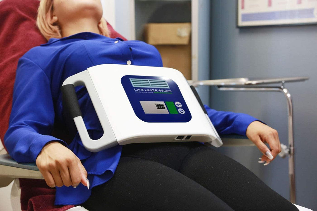 Dermapeel Home Laser Lipo Professional Machine Belt Fat Cell Reduction Cavitation Liposuction Loss Women & Men Detox Lose Inches Slimming Cellulite Fat Removal Burner Light Body Shaping Weight Loss