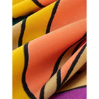 streetwear abstract printed 2 piece set