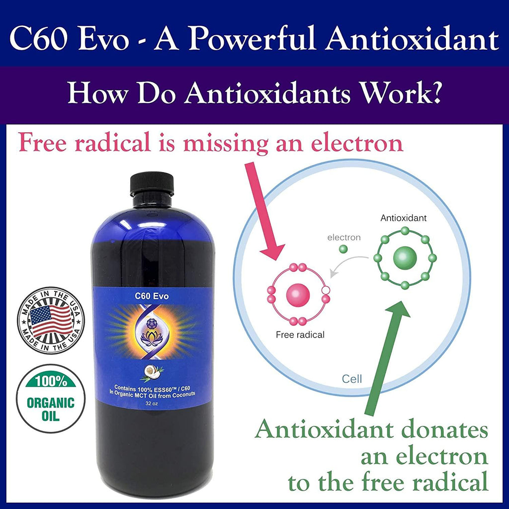 C60 EVO Organic MCT Coconut Oil - 100% Pure ESS60 Supports Joint Pain and Flexibility, Energy and Immunity, Sleep Aid Oil Supplement, 32 oz