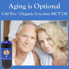 C60 EVO Organic MCT Coconut Oil - 100% Pure ESS60 Supports Joint Pain and Flexibility, Energy and Immunity, Sleep Aid Oil Supplement, 32 oz