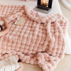 1pc Soft and Cozy Plush Blanket for Travel, Sofa, Bed, and Home Decor - Perfect Gift for Family and Friends